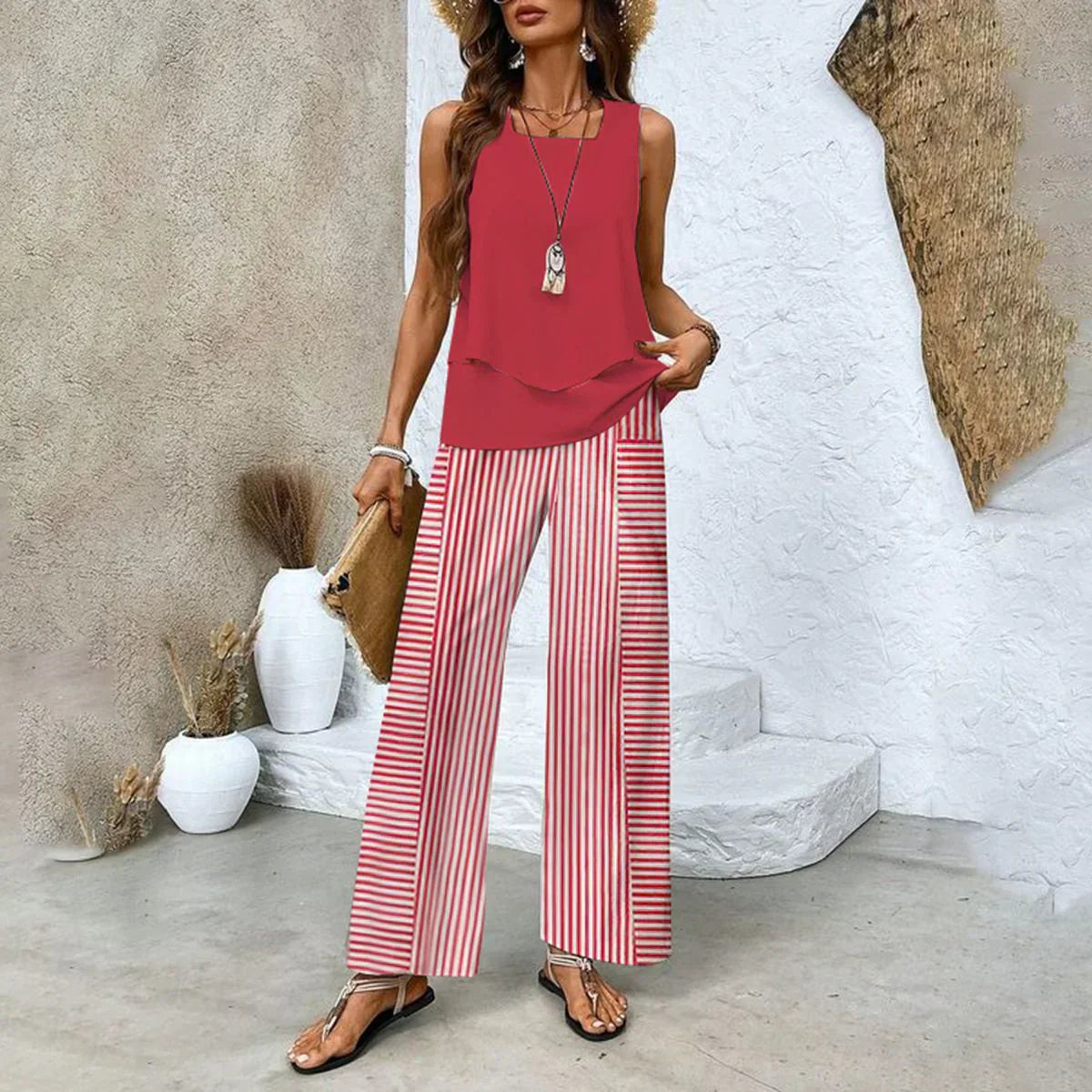 Liva-Kaya | Trendiges 2-teiliges Sommer-Set