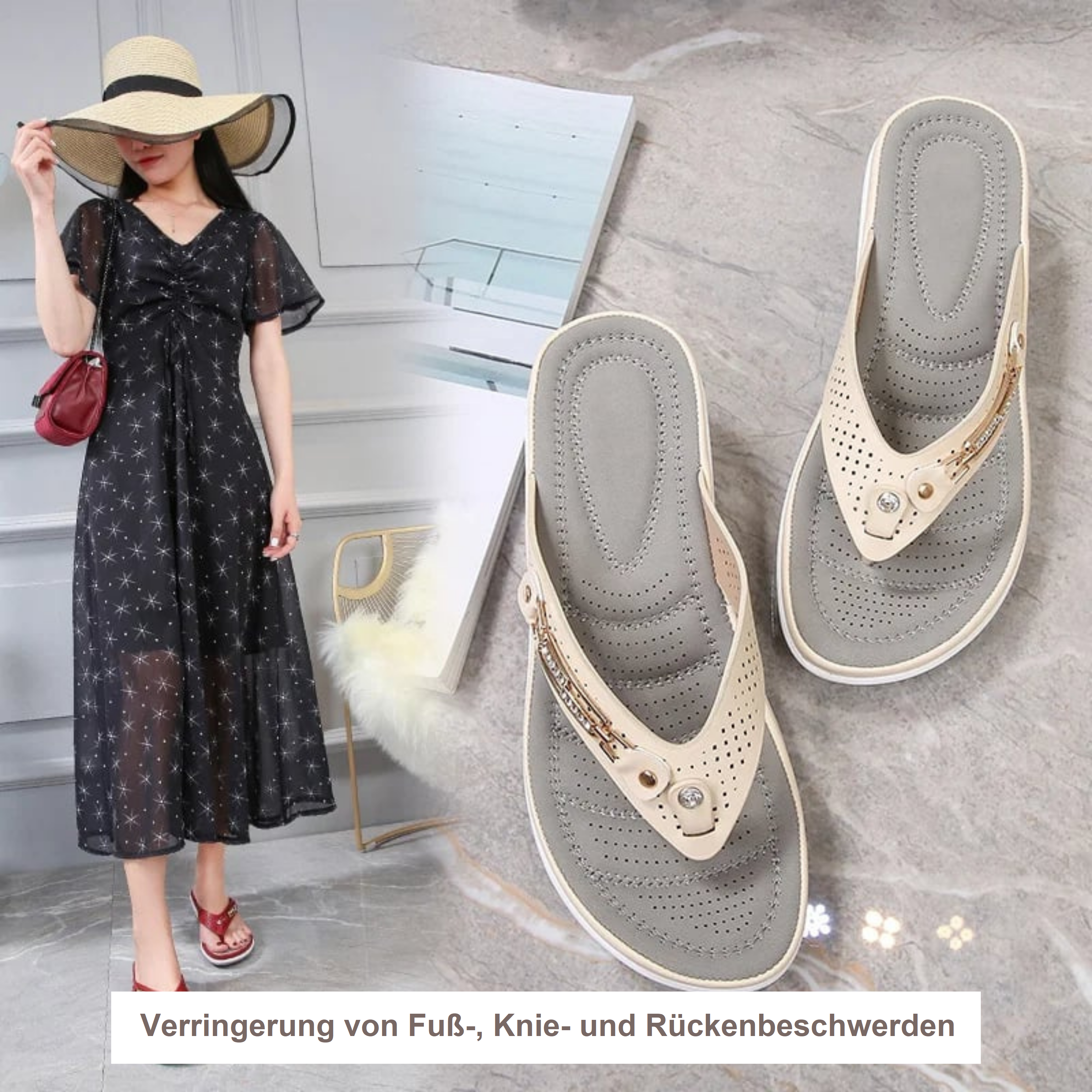 Renata | Orthopädische Hausschuhe zur Entlastung und Entspannung