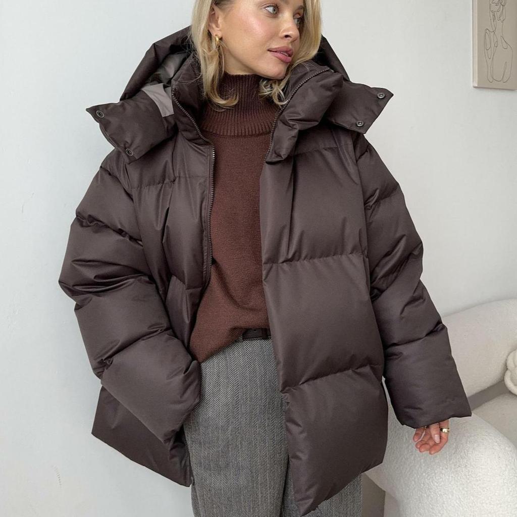 Malachie | Damen Kurze Jacke mit Kapuze