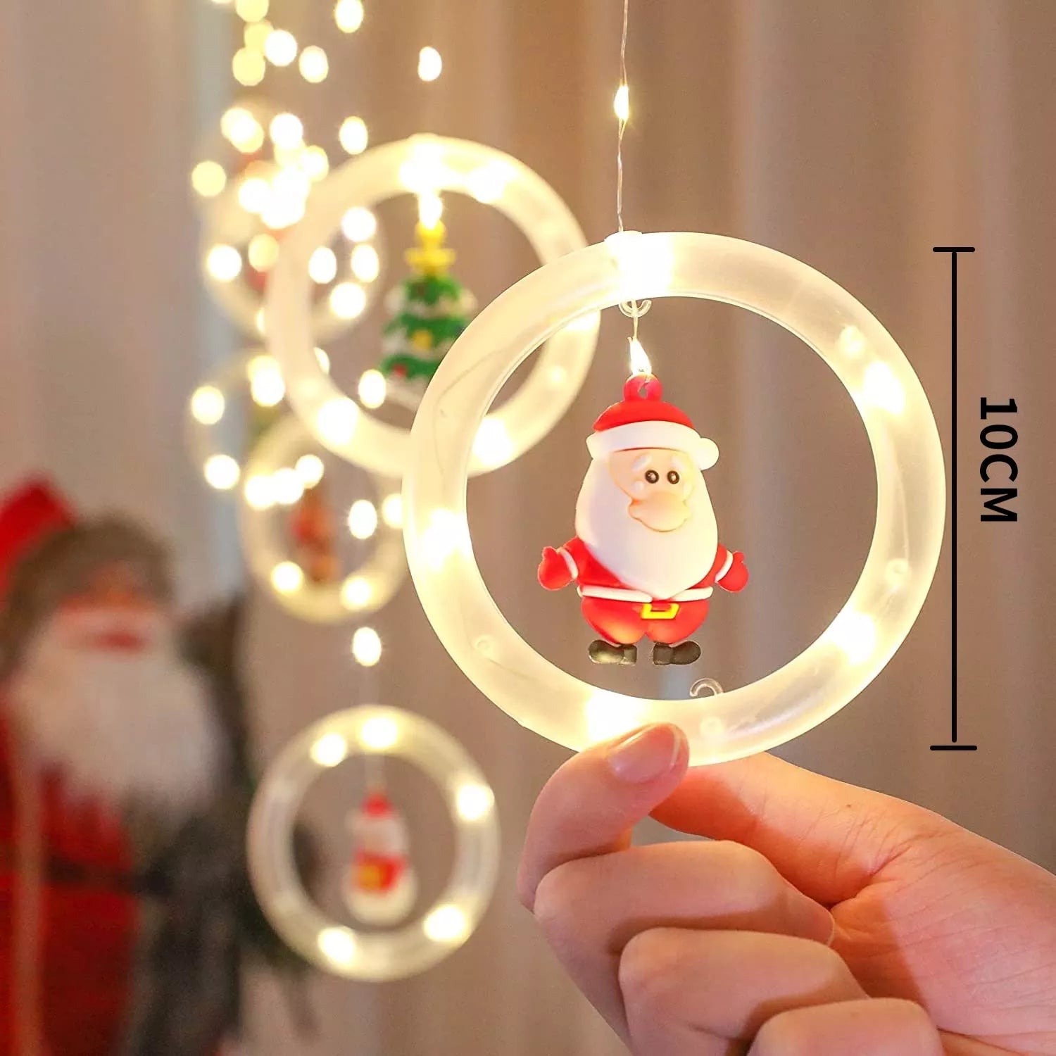 ChristmasLights | Bezaubernde 3D-Vorhanglichter für eine Magische Weihnachtsatmosphäre!