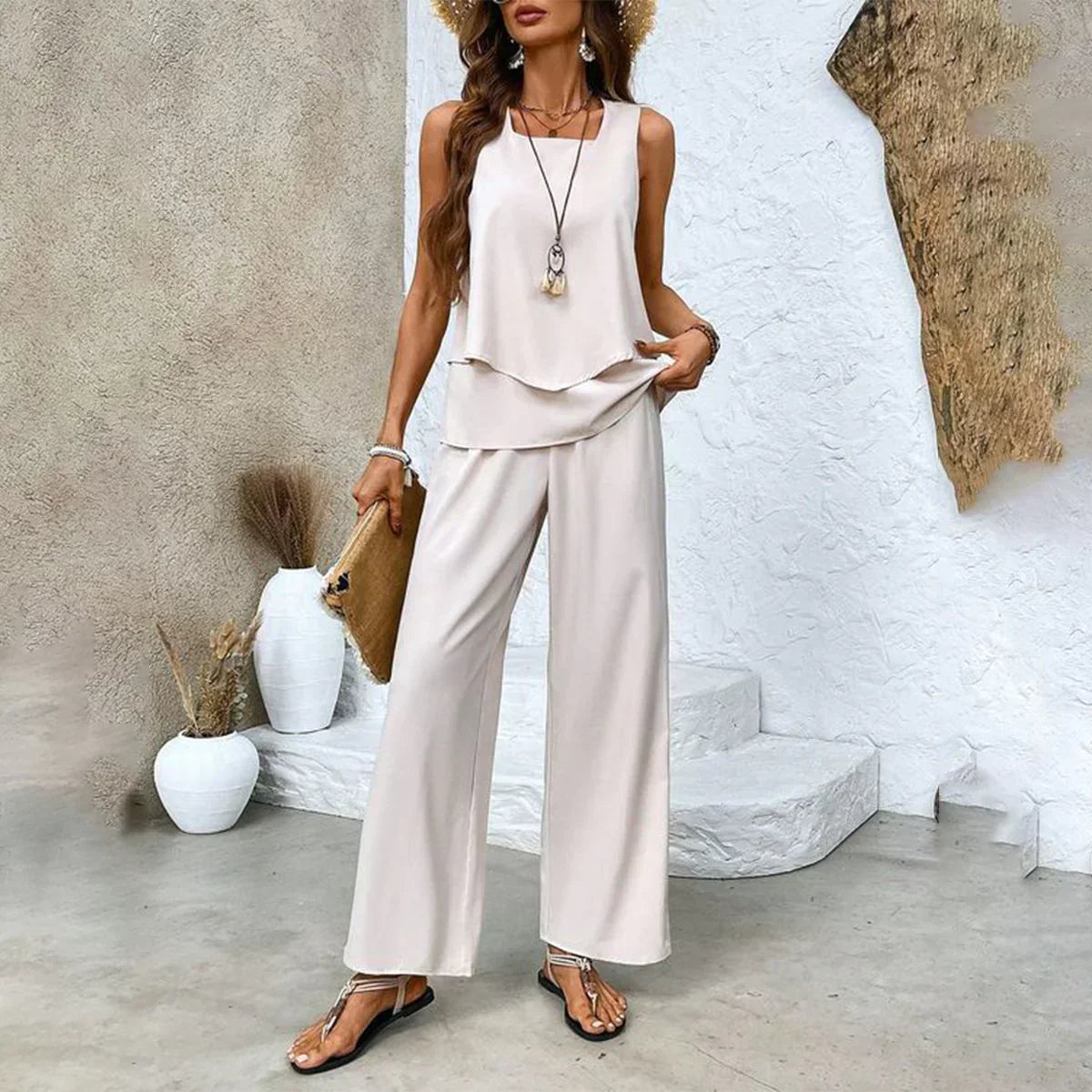 Liva-Kaya | Trendiges 2-teiliges Sommer-Set