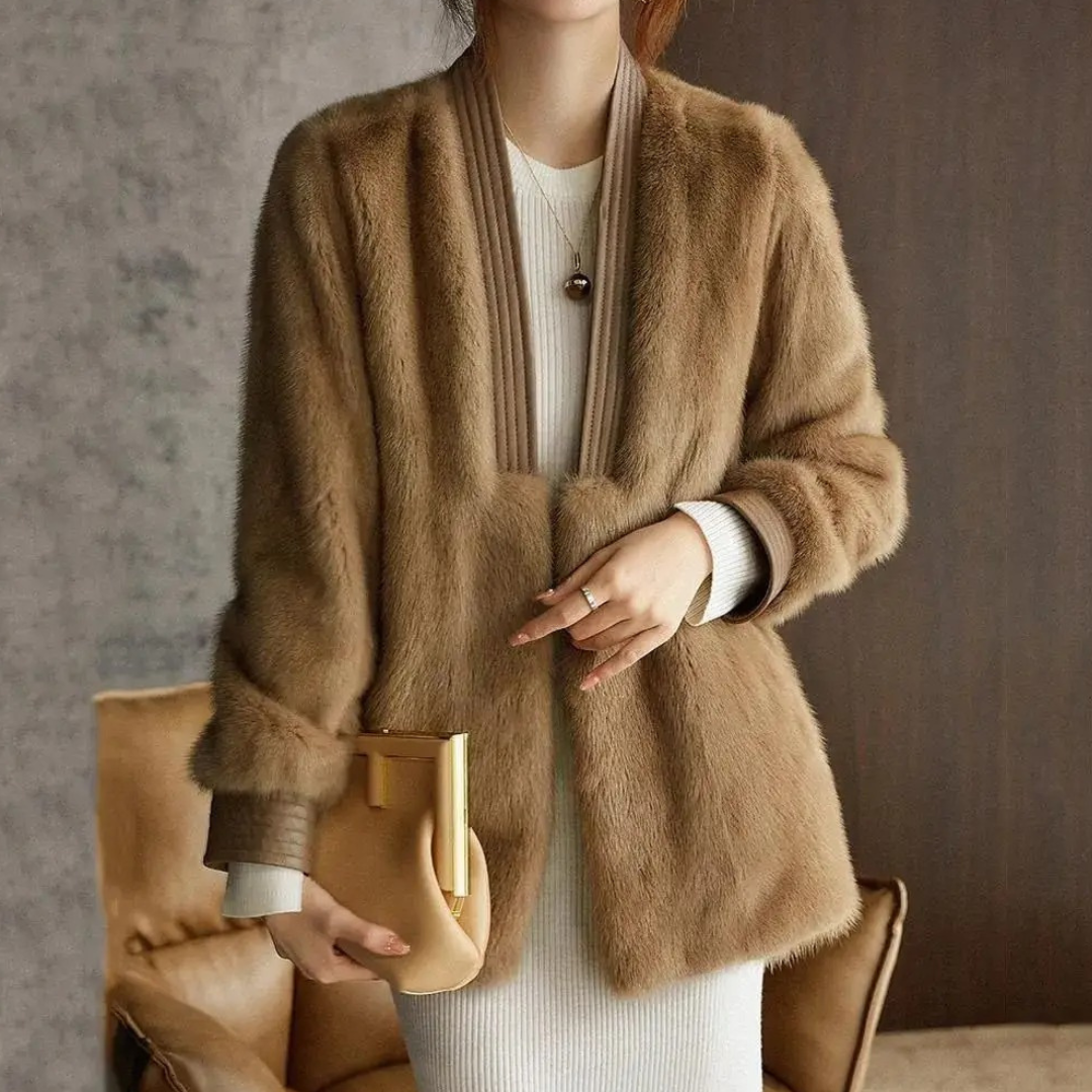 Marley | Warme Kunstpelzjacke für Frauen