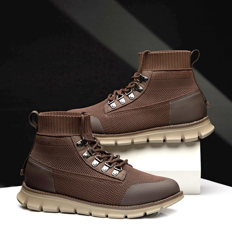 Aero | Atmungsaktive Herren Stiefel mit Mesh und Hohem Schaft
