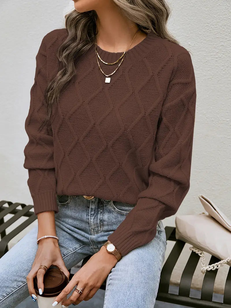 Hanneli | Gestrickter Pullover