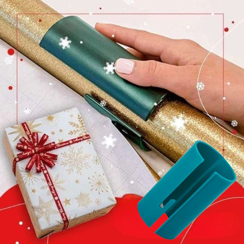 GiftGlide (1+1 GRATIS) | Geschenkpapierschneider für Weihnachten