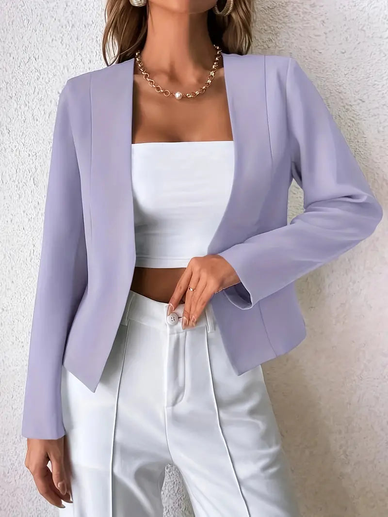 Profini | Professioneller schicker Blazer mit offener Front und langen Ärmeln
