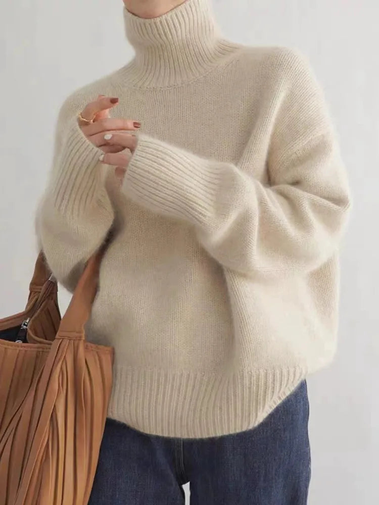 Lina | Rollkragenpullover aus Kaschmir
