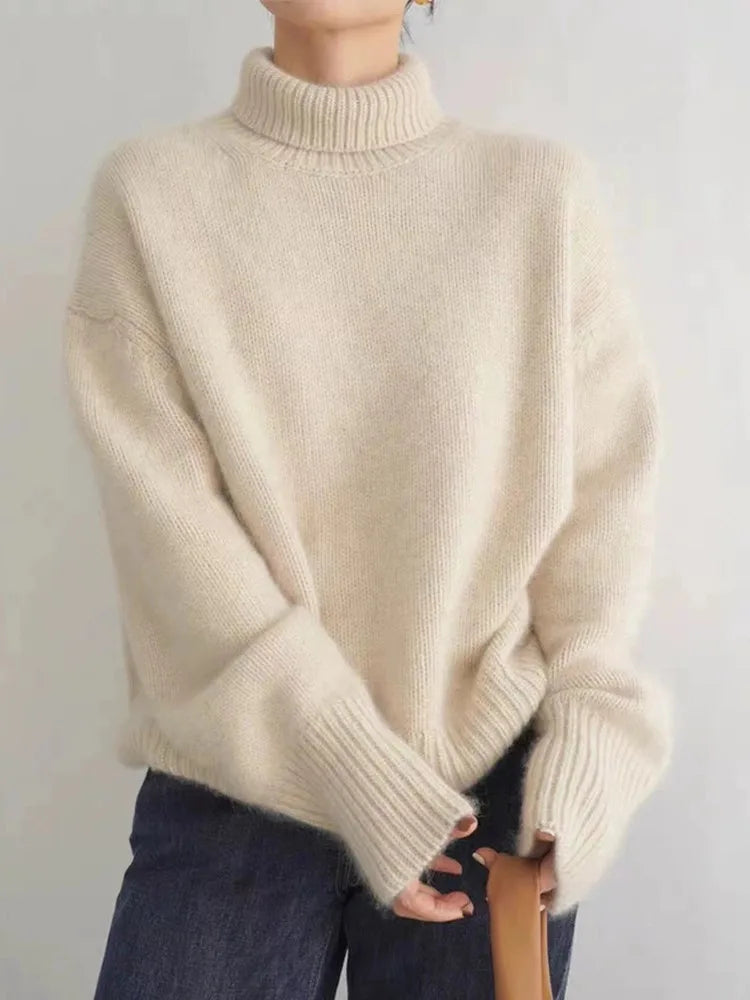Lina | Rollkragenpullover aus Kaschmir