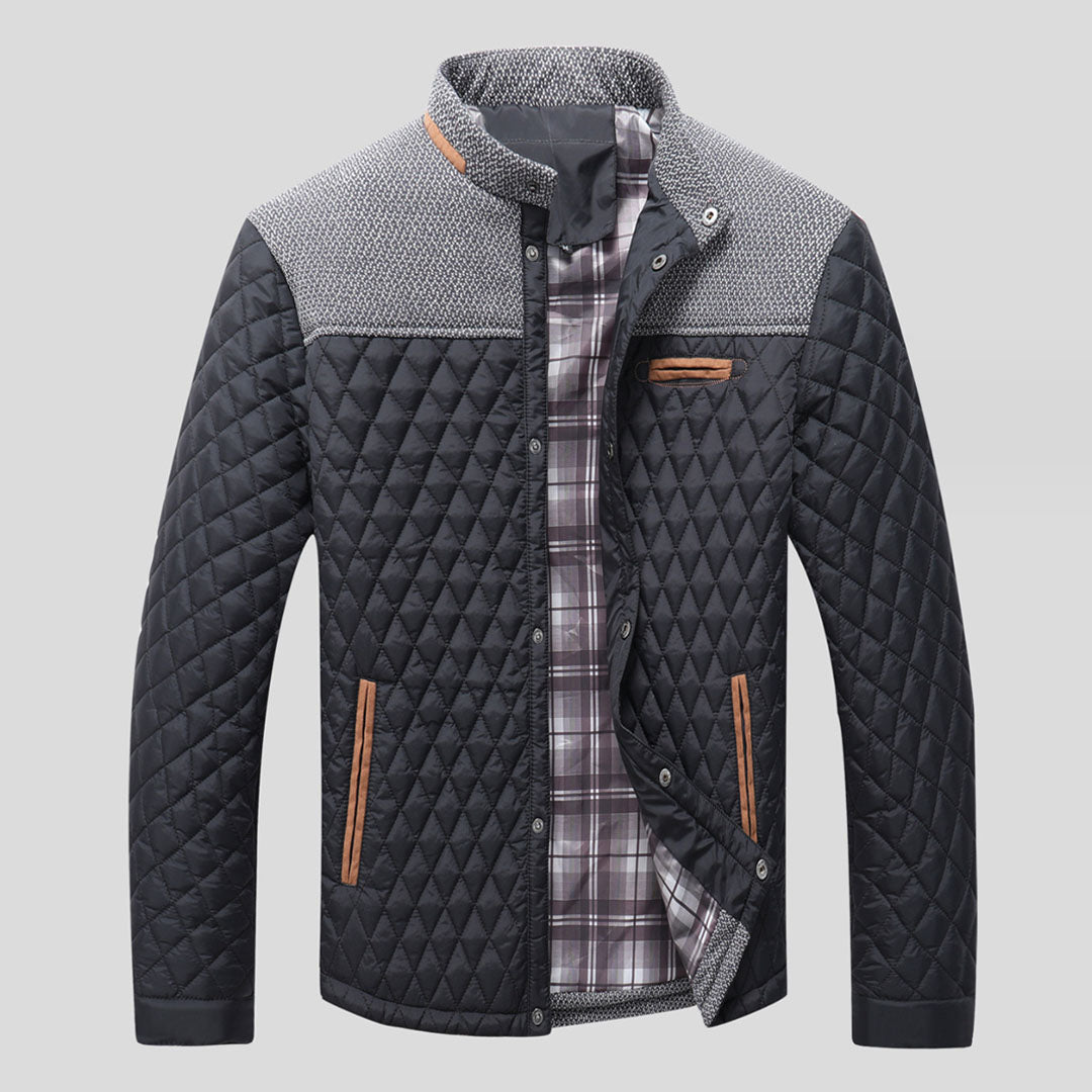 Liefan | Herren Knopf-Daunenjacke – Warme Eleganz für den Winter
