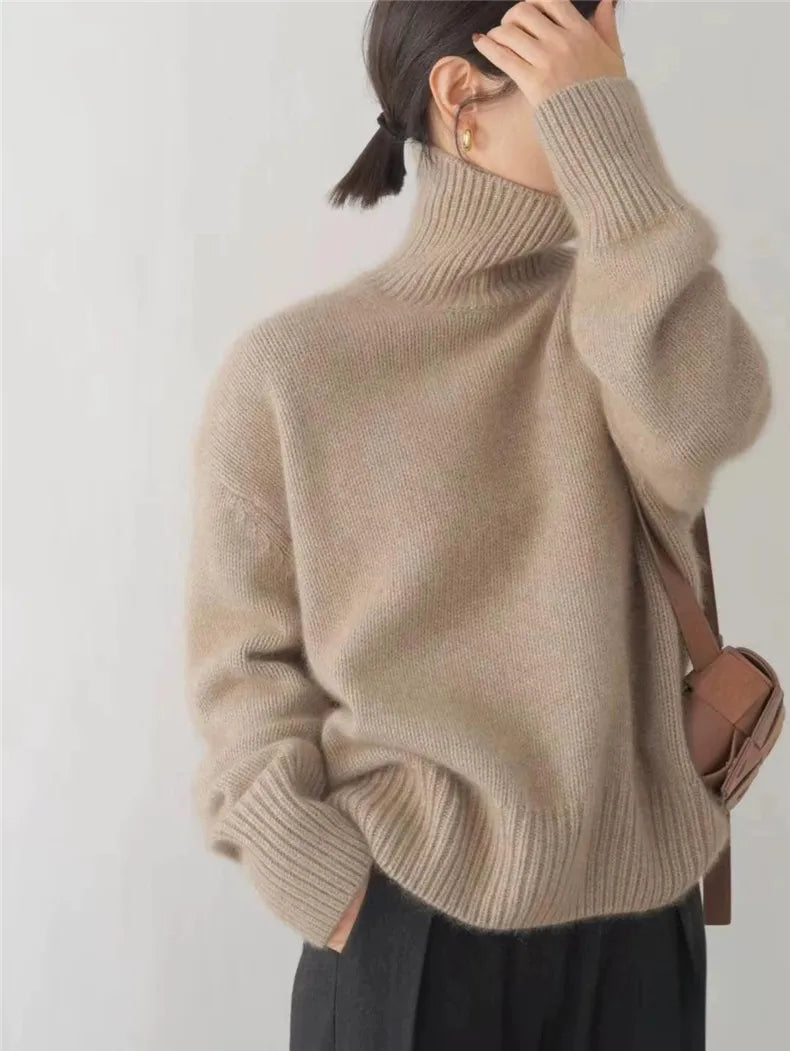 Lina | Rollkragenpullover aus Kaschmir