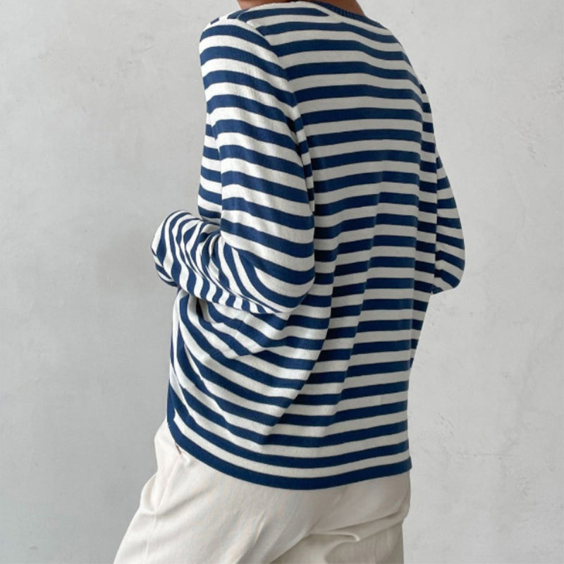 Mella | NachSommer's Gestreiftes Langarmshirt