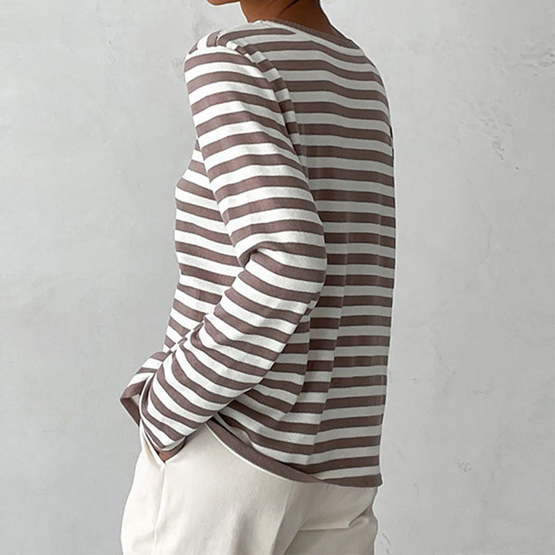 Mella | NachSommer's Gestreiftes Langarmshirt