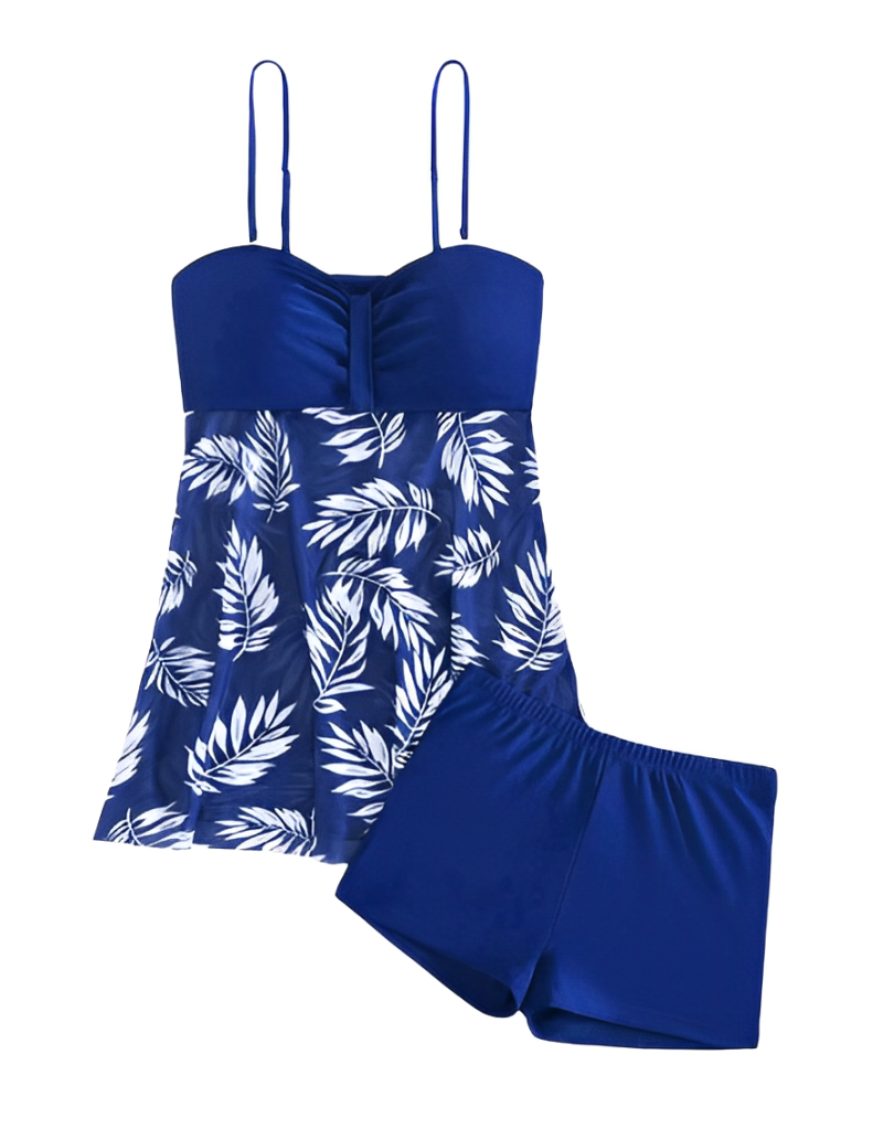 Alma | bedruckter Tankini-Badeanzug