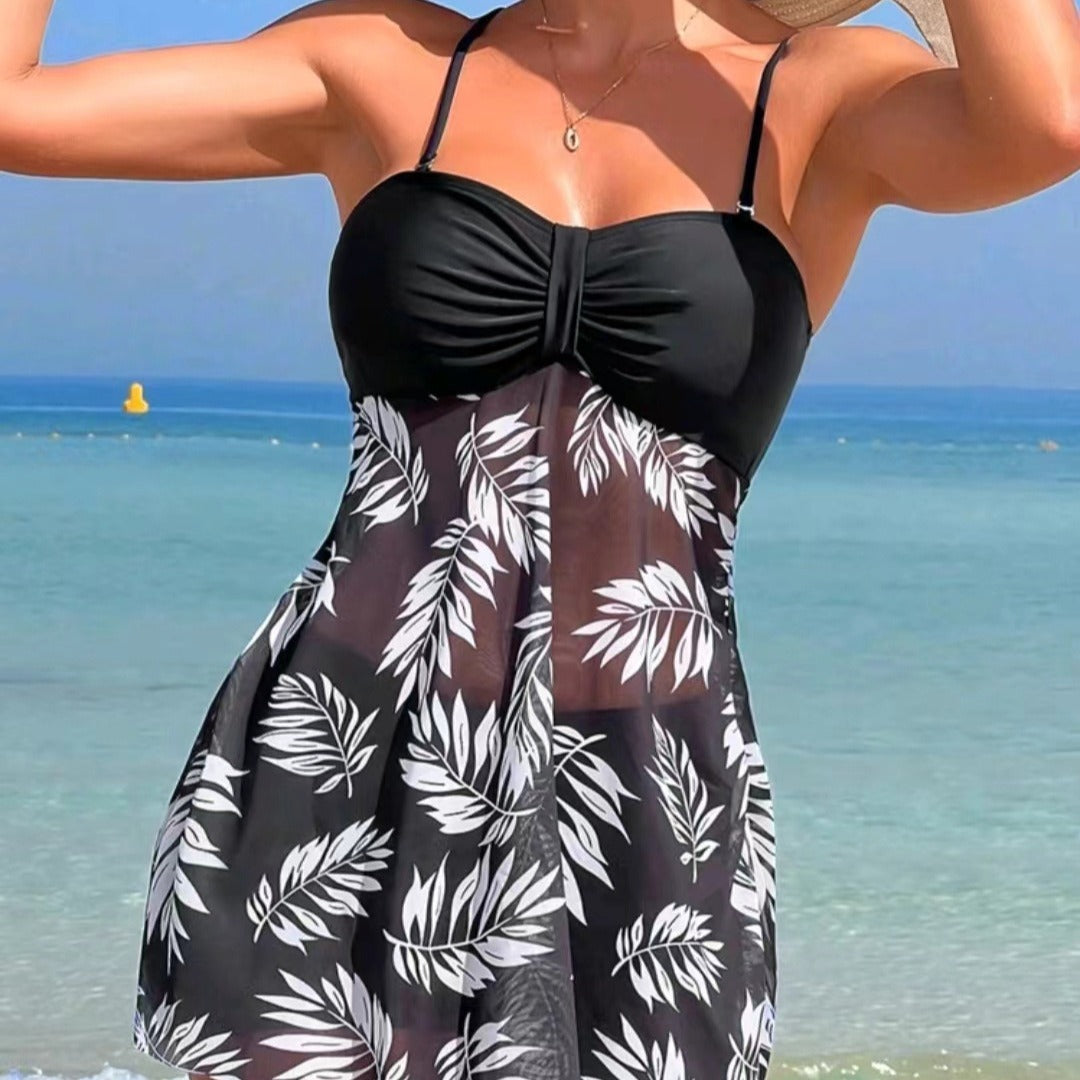 Alma | bedruckter Tankini-Badeanzug