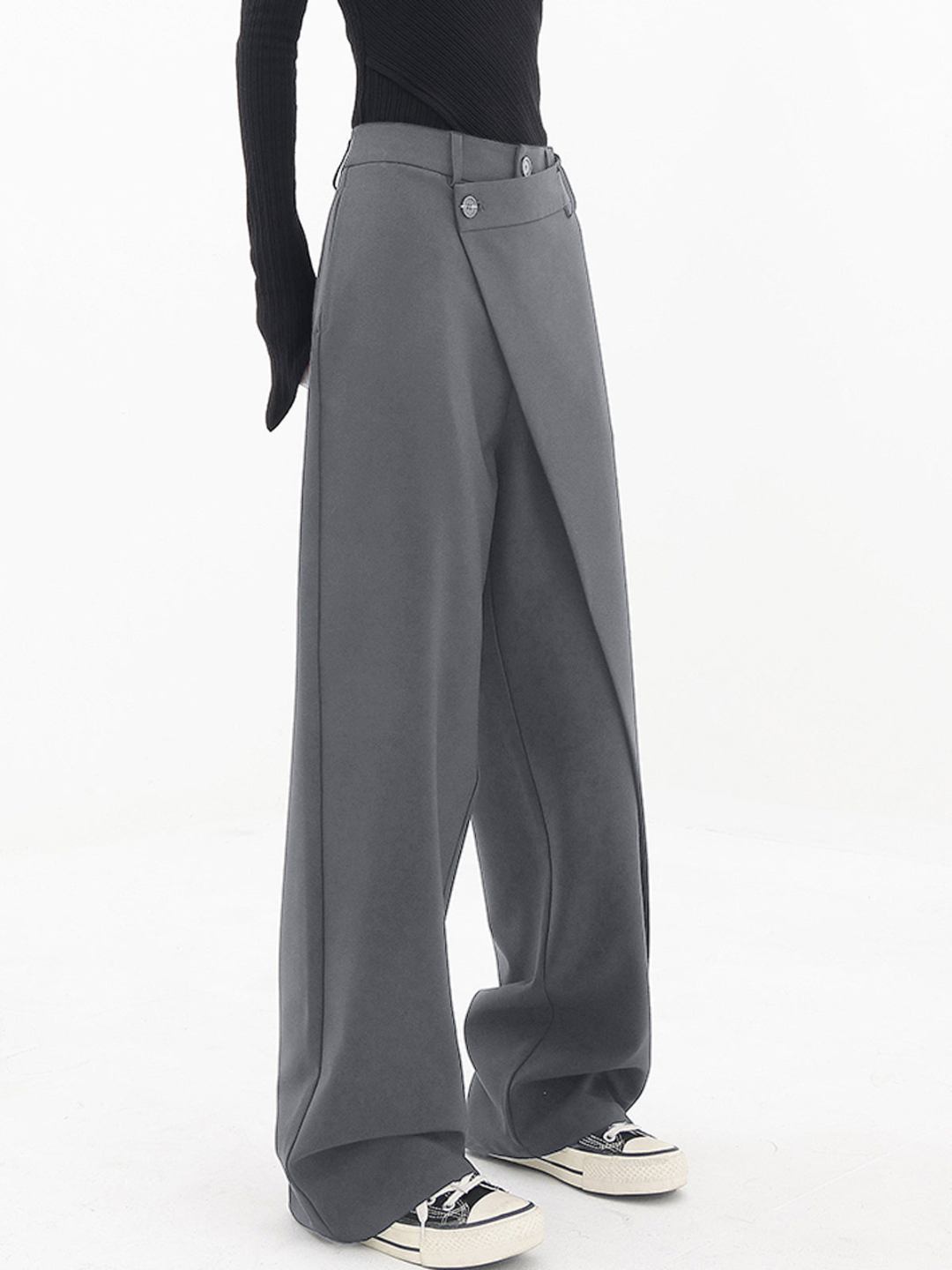 Madilyn | Asymmetrische Baggy-Hose
