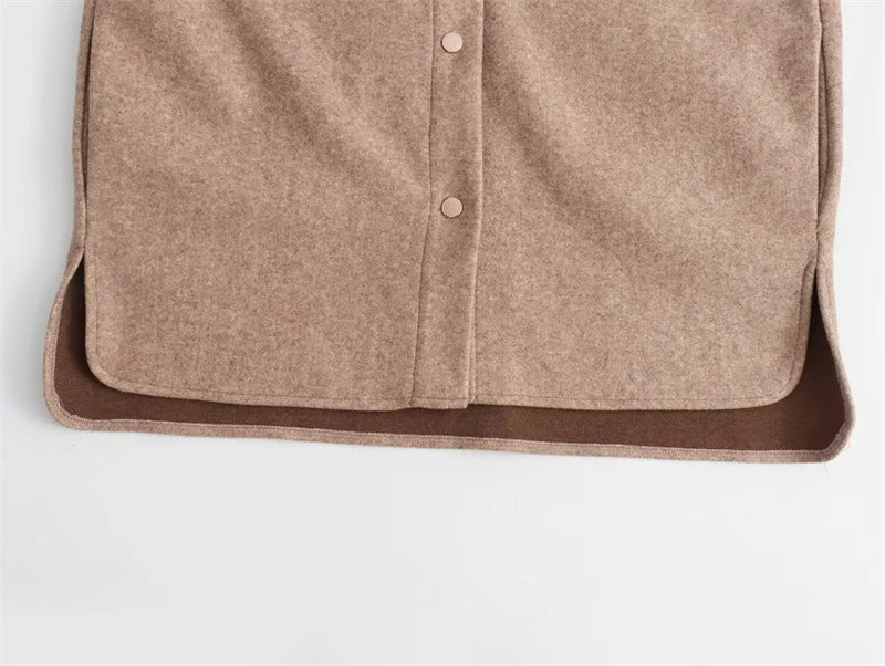 Klaras | Klassische Hemdjacke aus Wollmischung