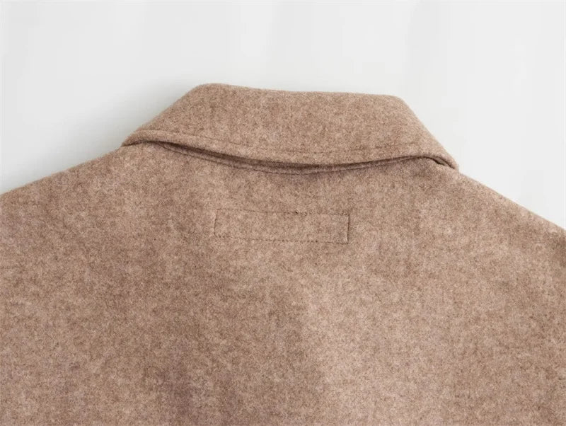 Klaras | Klassische Hemdjacke aus Wollmischung