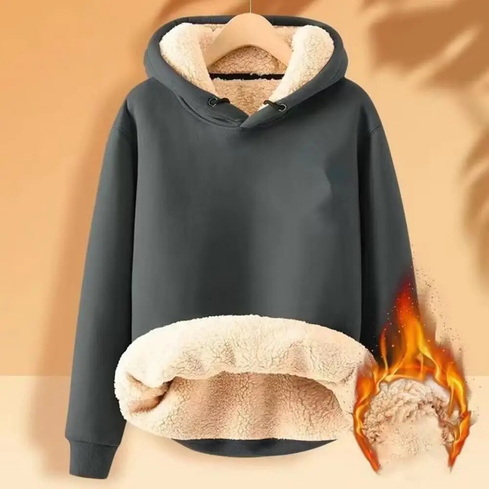 Jenifo | Damen-Sherpa-Fleece-Hoodie