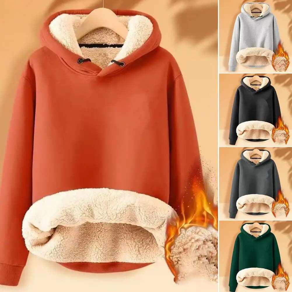 Jenifo | Damen-Sherpa-Fleece-Hoodie
