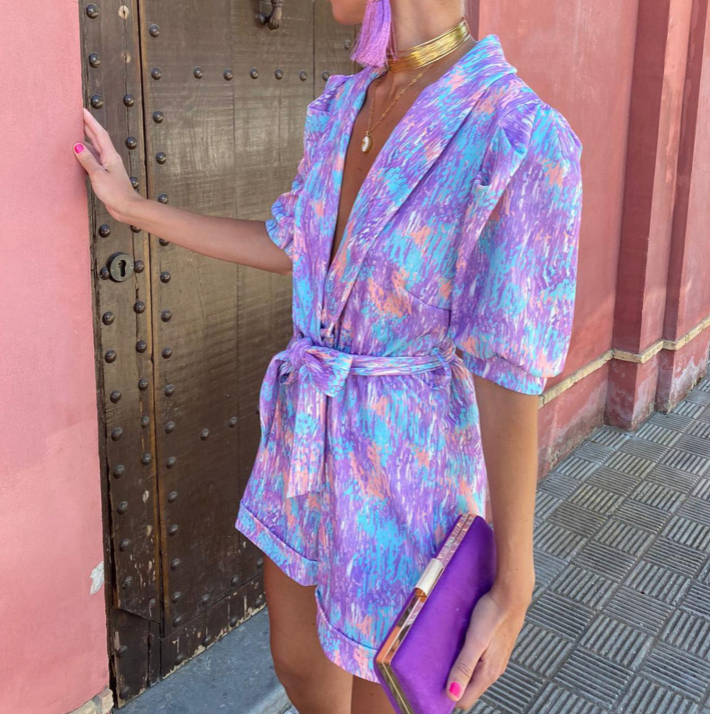 Janina | V-Ausschnitt Jumpsuits