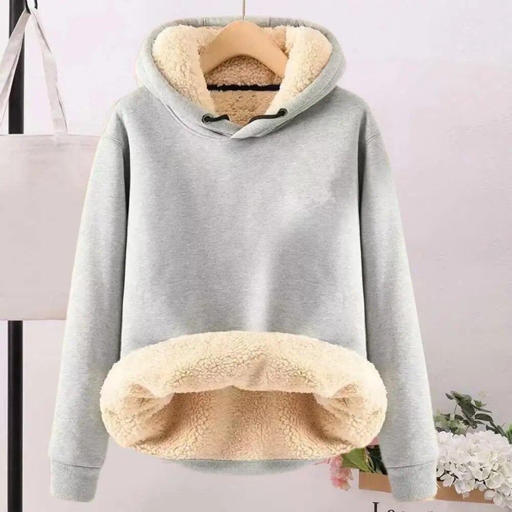 Jenifo | Damen-Sherpa-Fleece-Hoodie