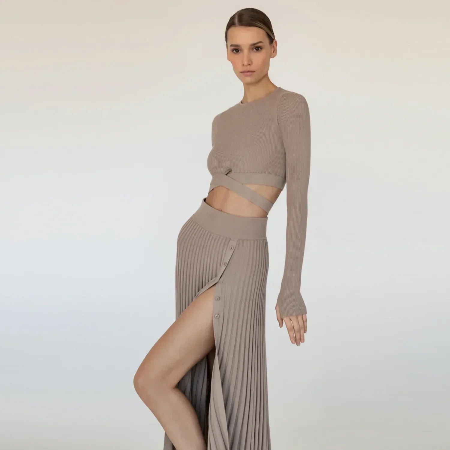 Agata | Elegantes gestricktes Set für stilbewusste Damen