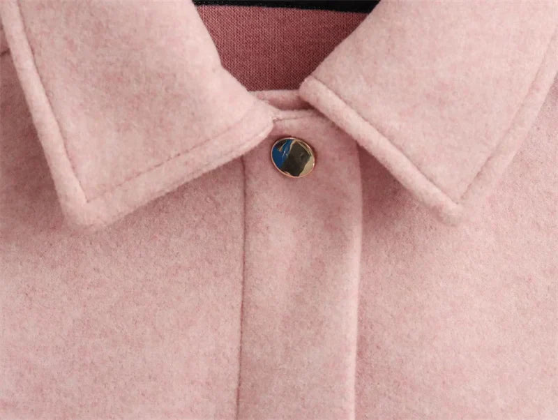 Klaras | Klassische Hemdjacke aus Wollmischung