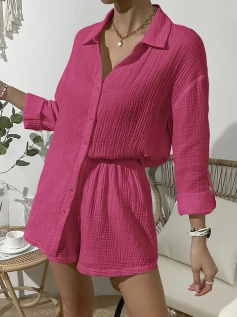 Luna | Elegantes Baumwoll-Ensemble für Damen