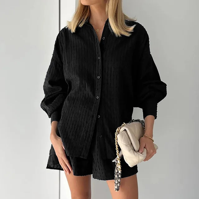 Ada | Modernes Streetwear-Set mit Hemd und Shorts