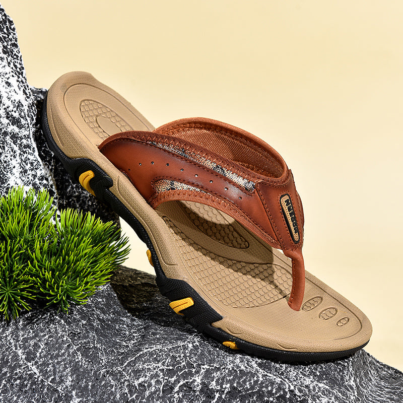 Ziman | Atmungsaktive und bequeme flache Outdoor-Sandalen für Männer