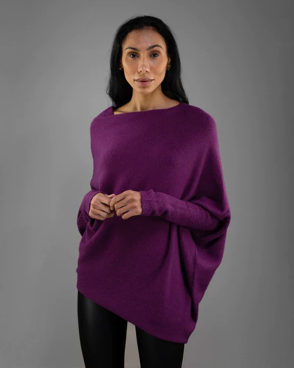 Mariemi | Asymmetrisch Drapierter Pullover