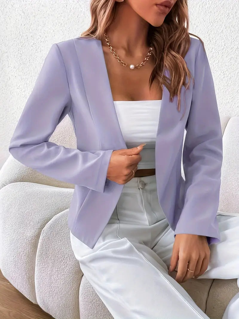Profini | Professioneller schicker Blazer mit offener Front und langen Ärmeln
