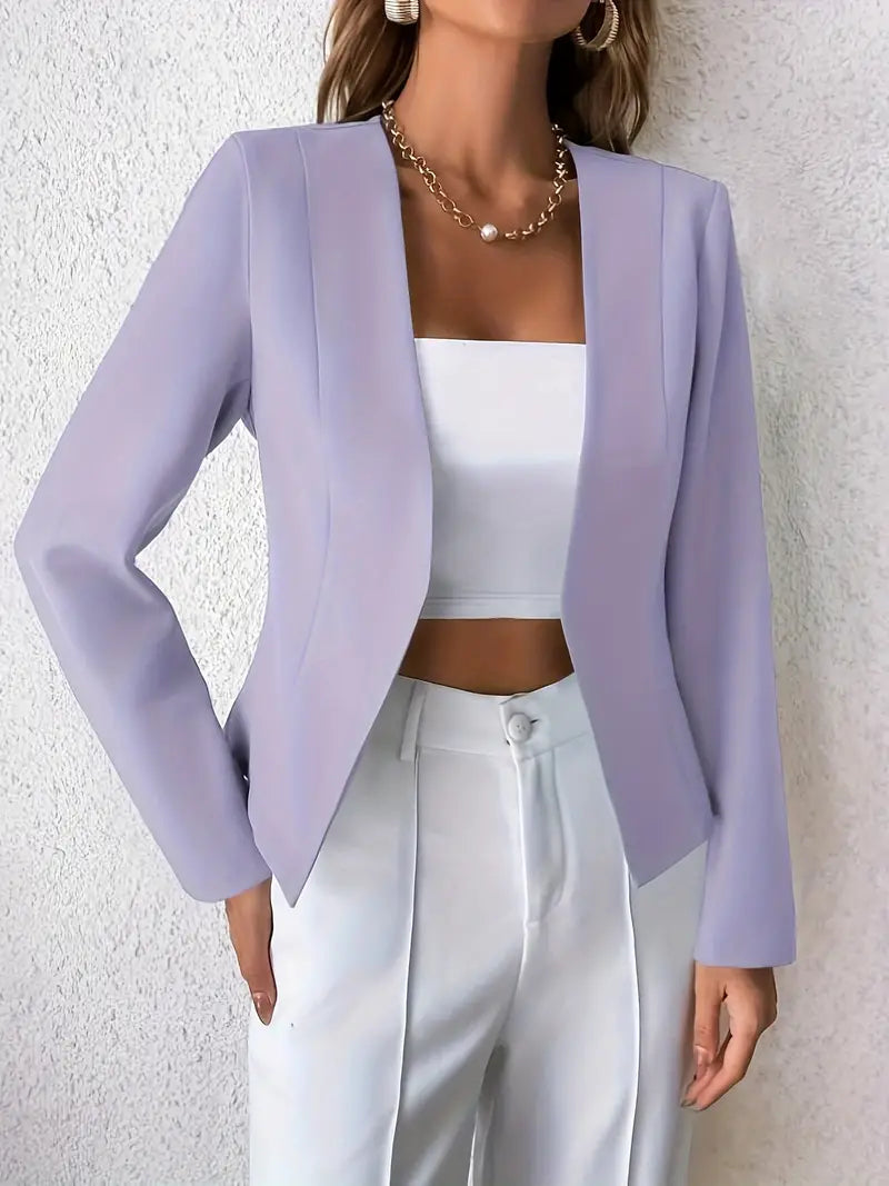 Profini | Professioneller schicker Blazer mit offener Front und langen Ärmeln