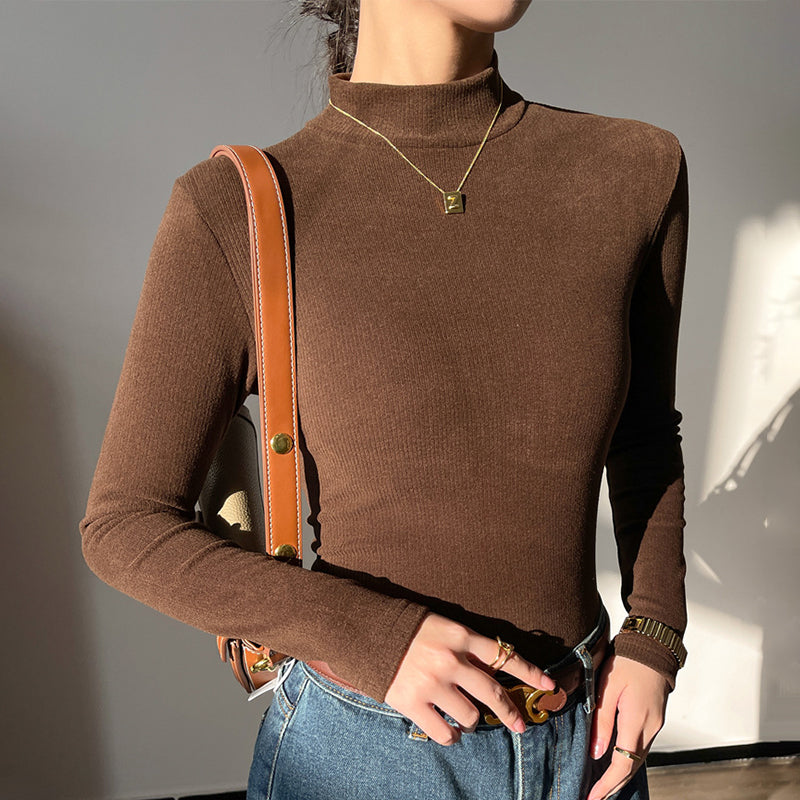 Julieta | Körperformendes, doppelseitig geripptes Unterhemd für Frauen