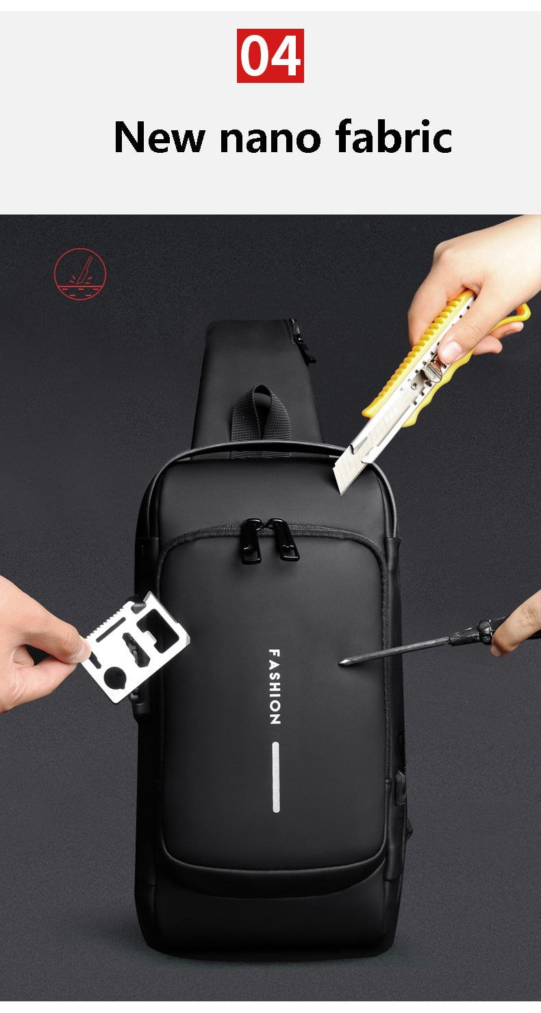 USB Anti-Diebstahl Umhängetasche