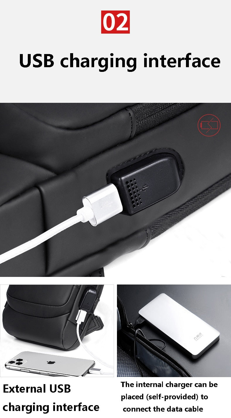 USB Anti-Diebstahl Umhängetasche