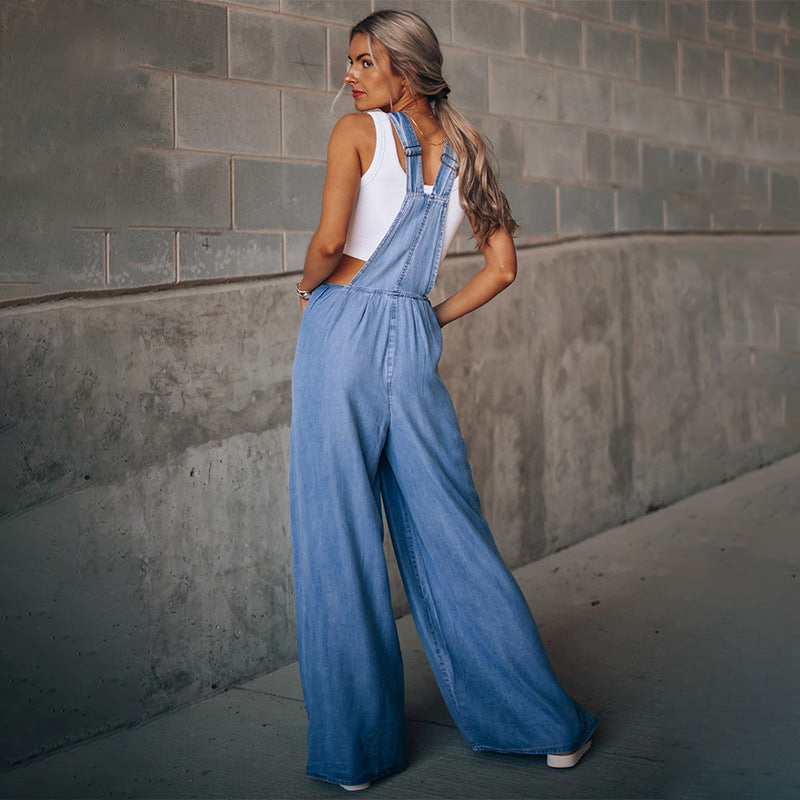 Selena™ - Denim Jumpsuit [Letzter Tag Rabatt]