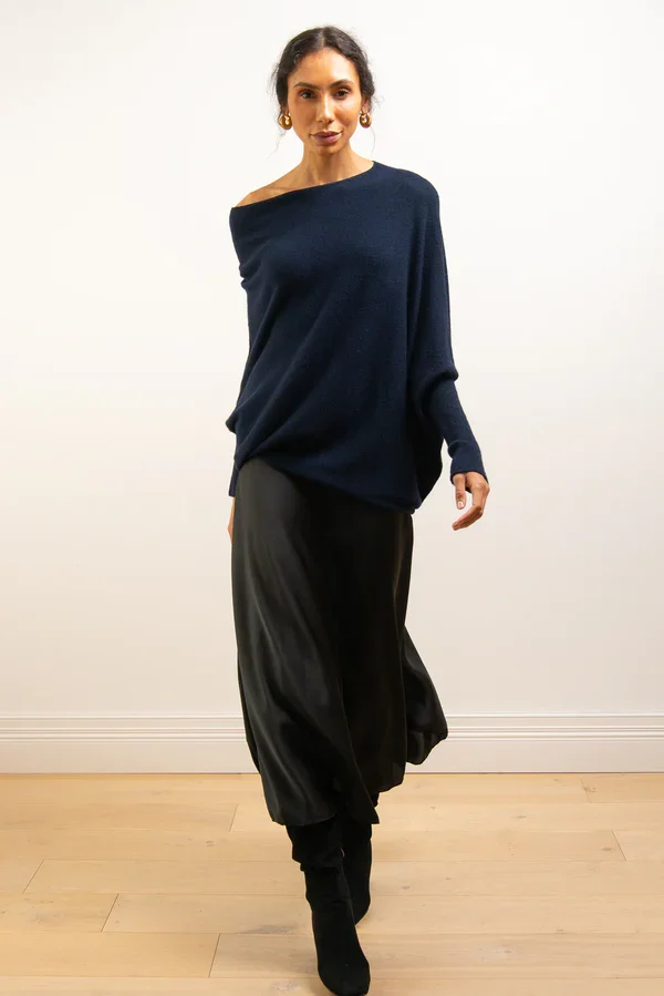 Mariemi™ Asymmetrisch Drapierter Pullover