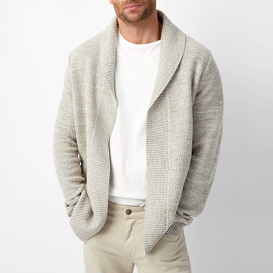 Armand BRACIANNO 100% VIRGIN WOOL CARDIGAN