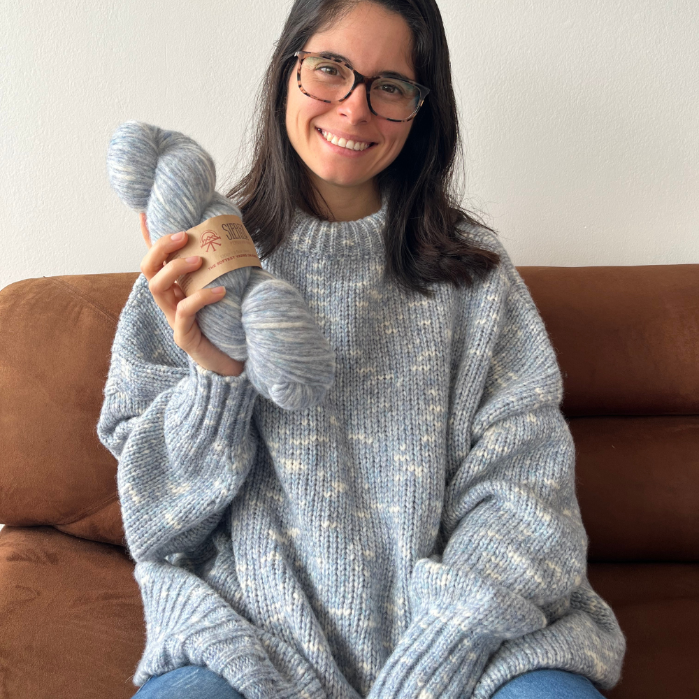 Sierra Alpaca Hug Oversize Pullover – Strickpaket