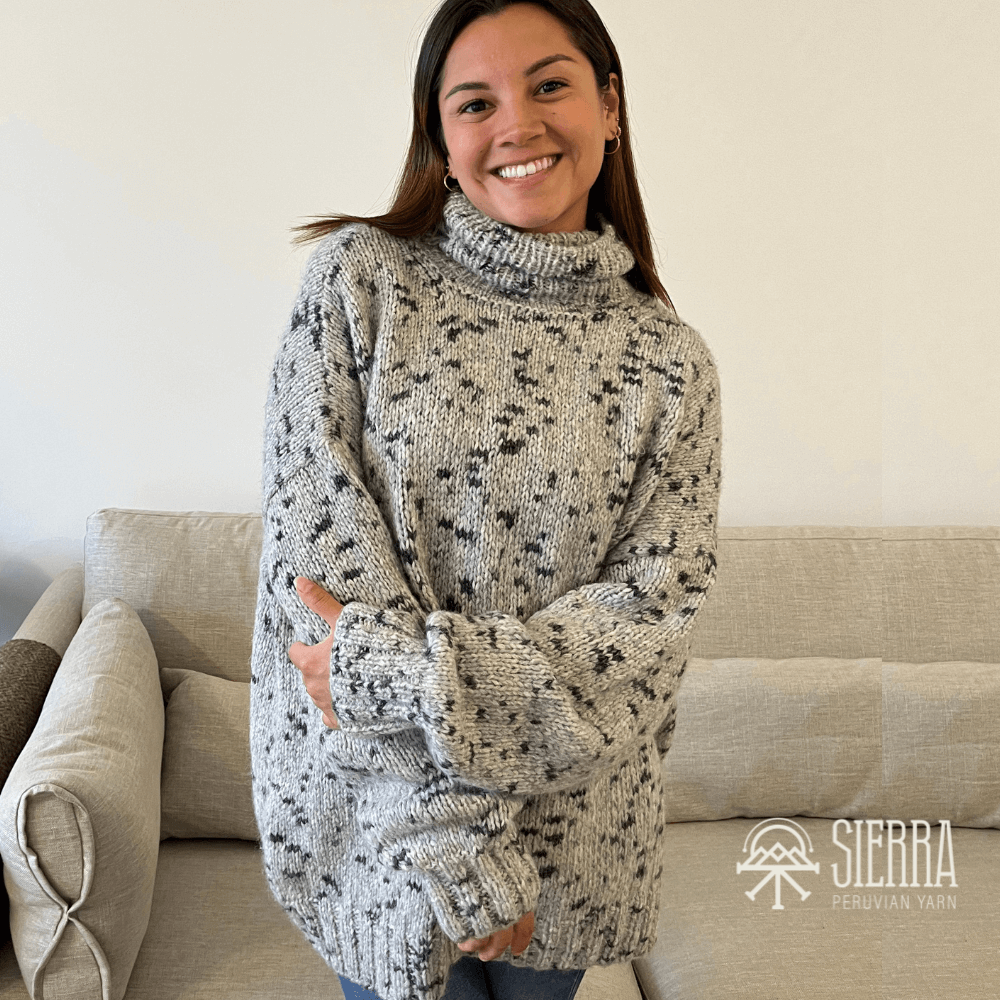 Sierra Alpaca Hug Oversize Pullover – Strickpaket