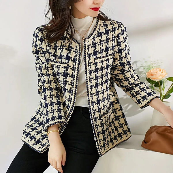 LOVELY - Stilvolle Vintage Tweed Jacke