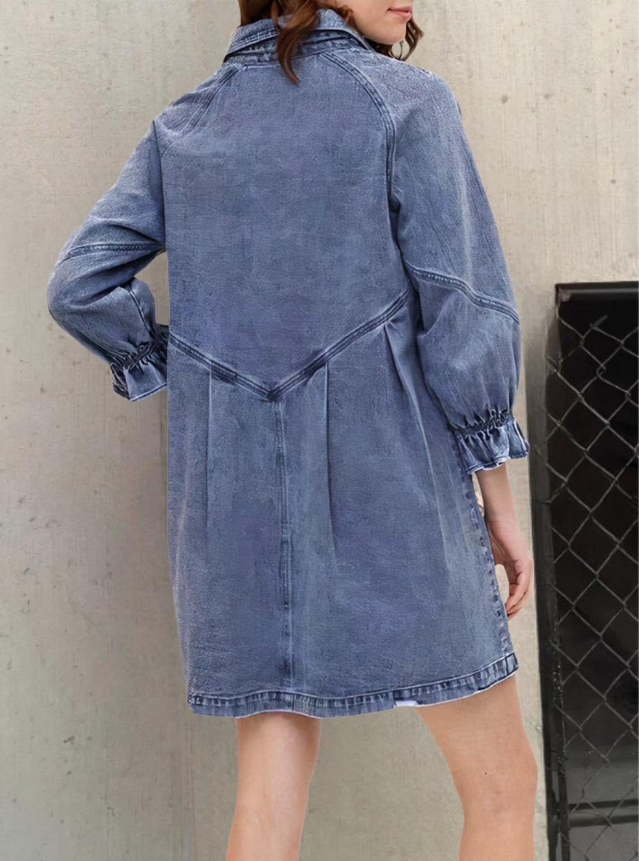 Radia™ Frauen Denim Kleid