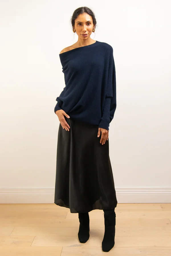 Mariemi™ Asymmetrisch Drapierter Pullover