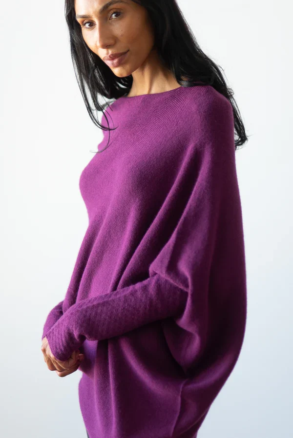 Mariemi™ Asymmetrisch Drapierter Pullover