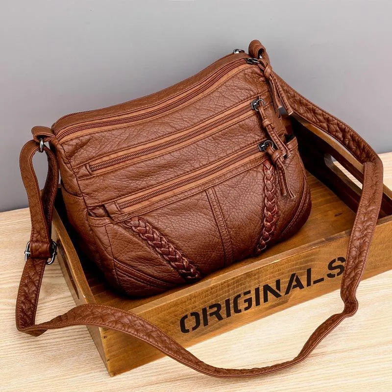 Orisas™ Tasche aus Weichem Leder