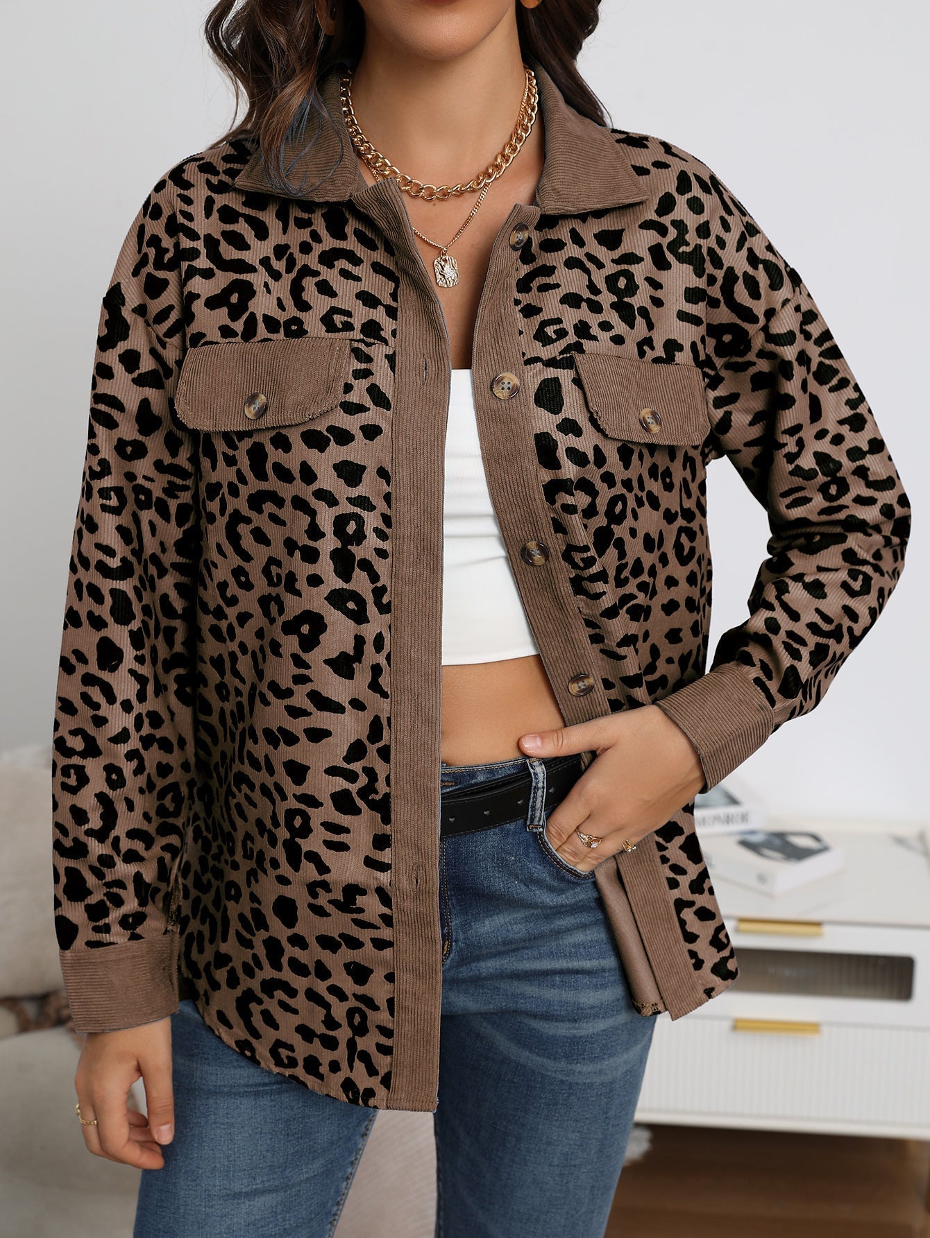 Triniti™ - Dschungel Chic Leopard Jacke