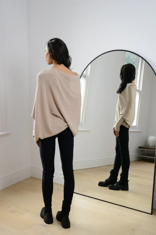 Mariemi™ Asymmetrisch Drapierter Pullover