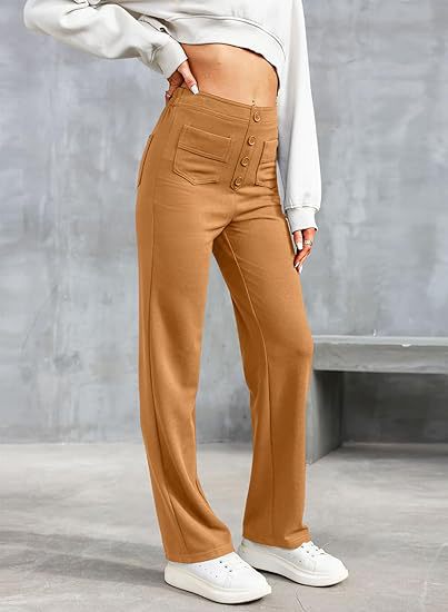 HighWallt High-waisted elastische casual broek