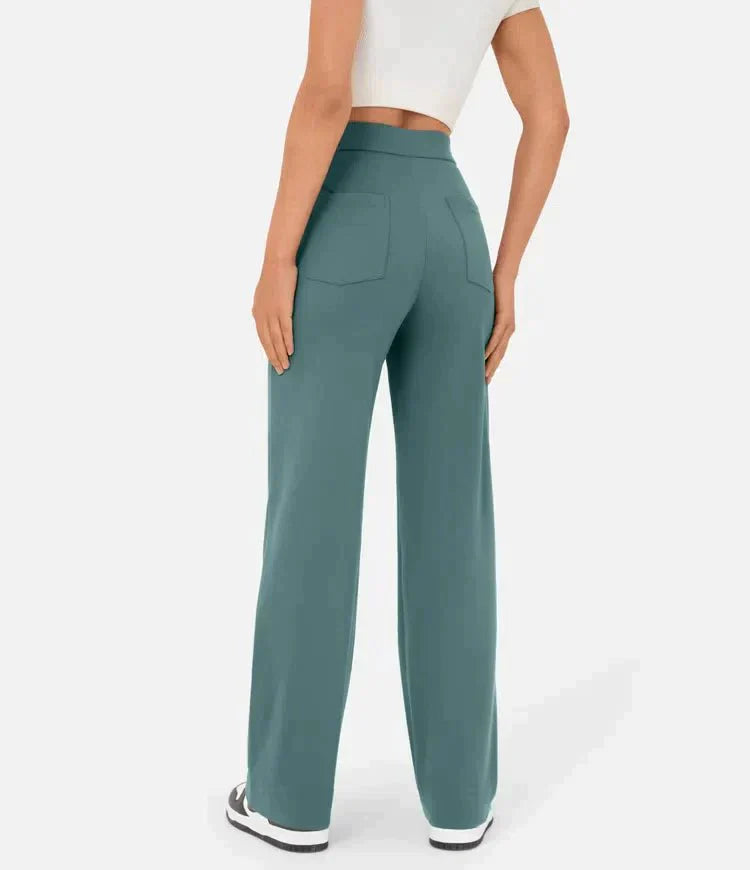 HighWallt High-waisted elastische casual broek